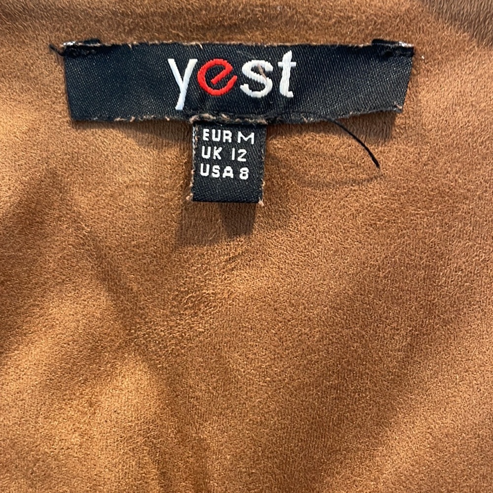 YEST faux suede jacket size M - Picture 4 of 8